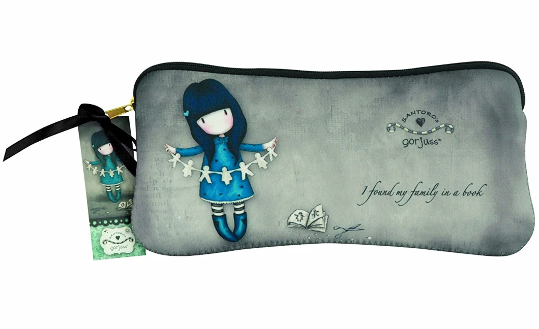 Lovely Water-Proof Pencil Case / Canvas Pen or Pencil Case /Stationery Pouch Bag Case Cosmetic Bags, Set of 4