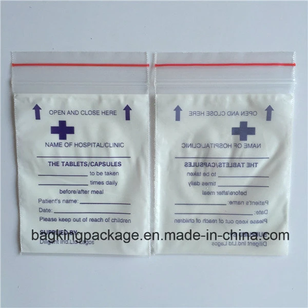 LDPE Medical Drug Envelop, Medicine Reclosable Bag