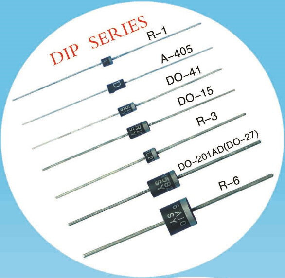 High Voltage Rectifier Diode 0.2A 2500V Do-15 Case R2500