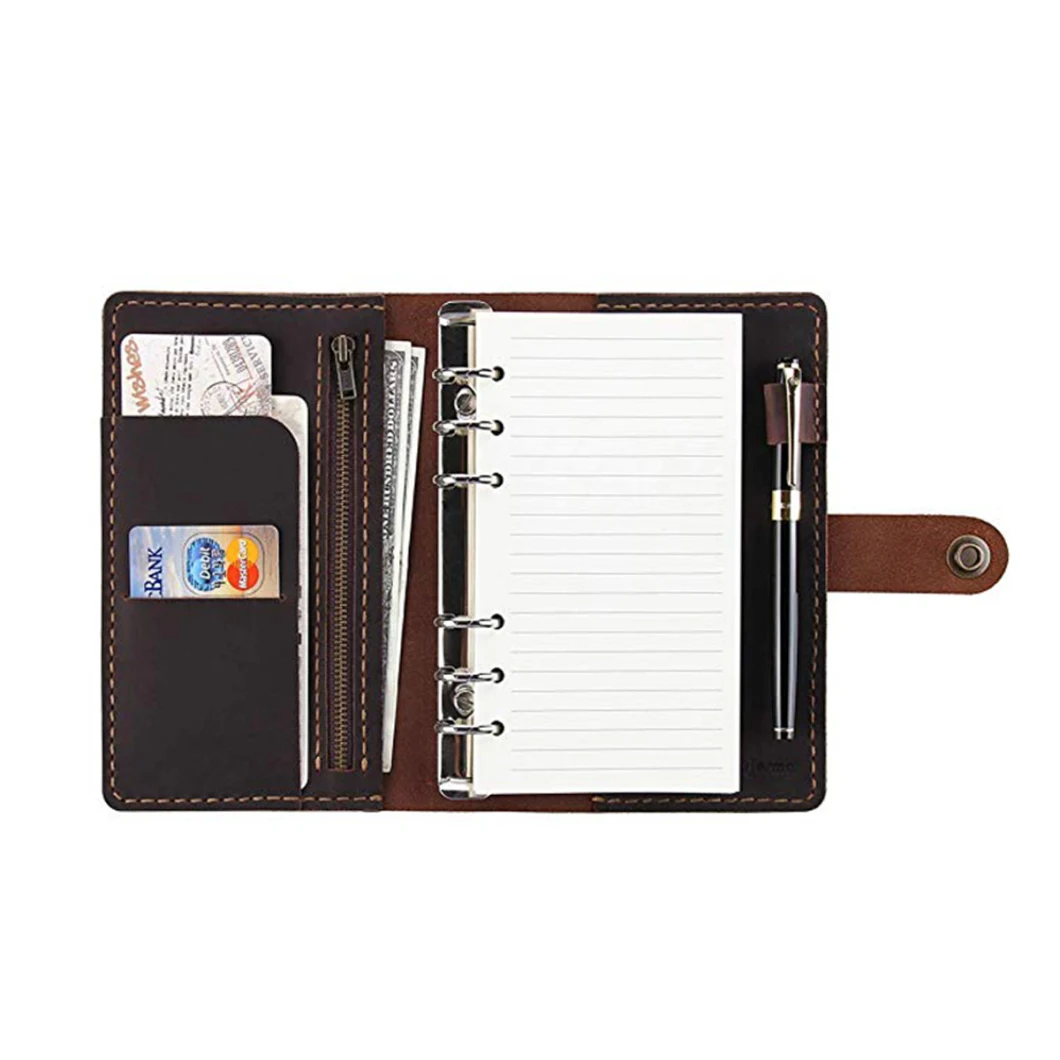 Wholesale Custom A4 Leather Stationery Office Supplier Document Bag File Folder