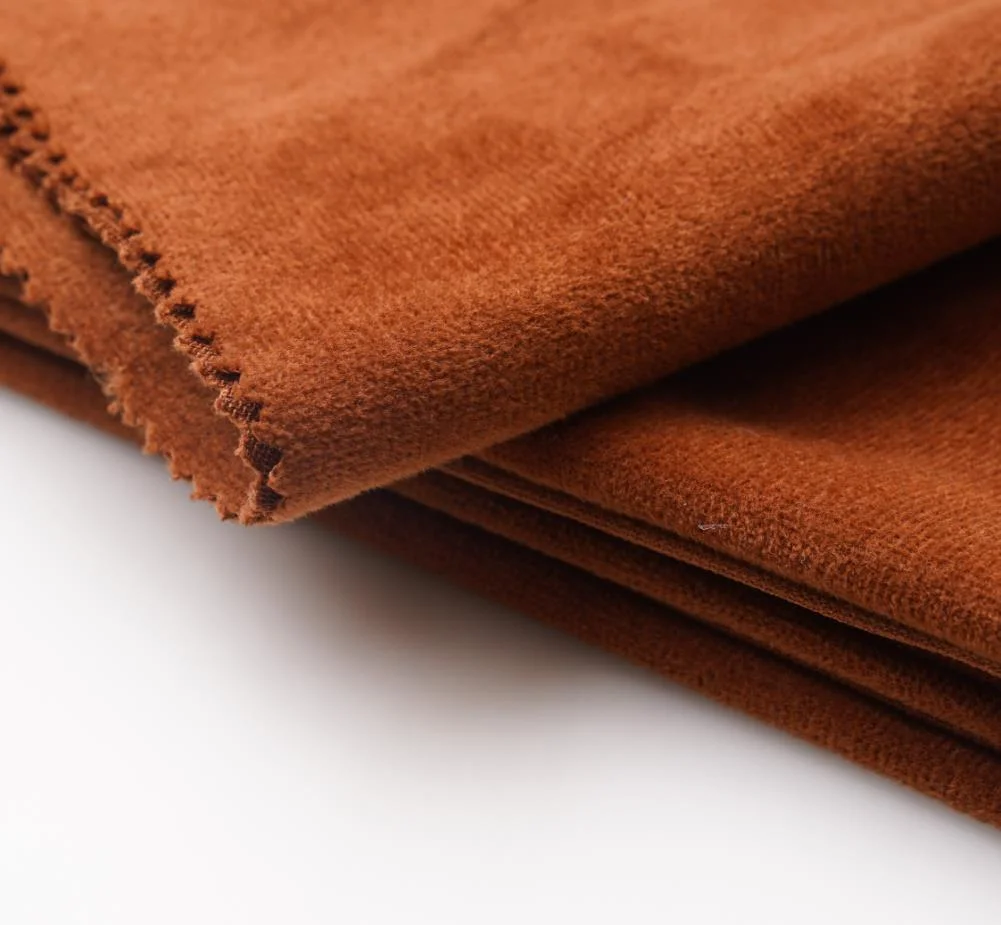 Africa Market Hot Sale Polyester Velvet Fabric Home Textile for Sofa Curtain Furniture Garment