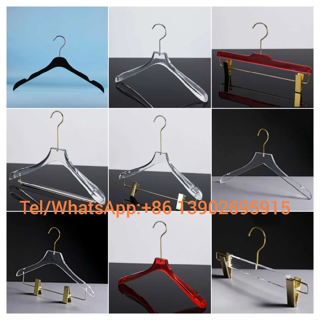 Clothes Hanger Garment Hanger Clear Plexiglass Clothes Hanger Cloth Rack