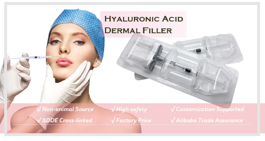 1ml Hyaluronic Acid Injectable Dermal Filler for Remove Wrinkles