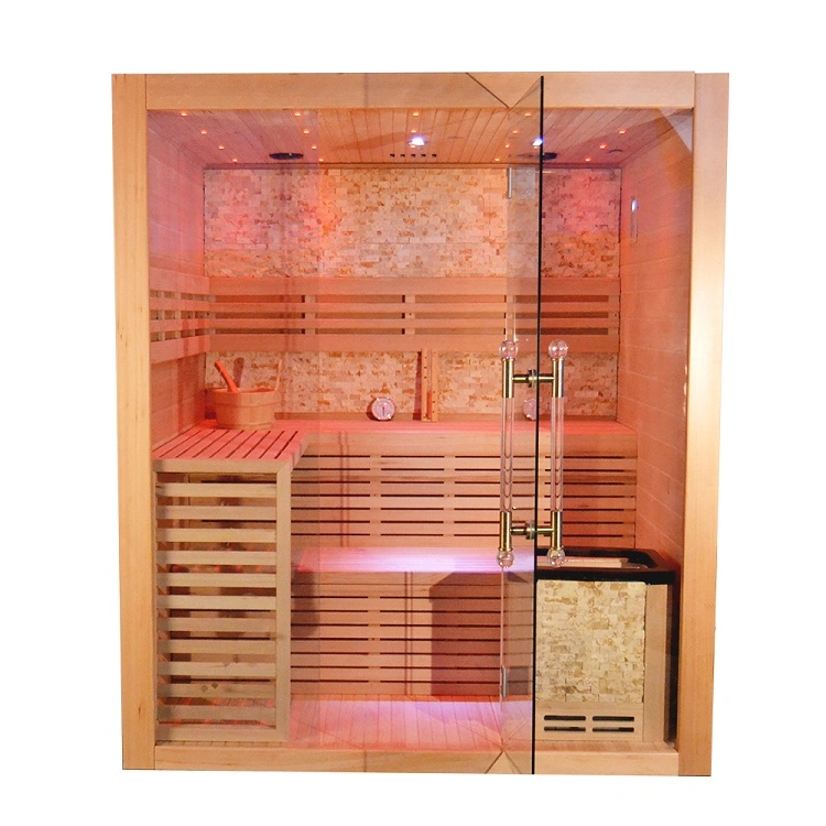 Traditional 4-5 People Mini Steam Sauna with Wet Steam Function