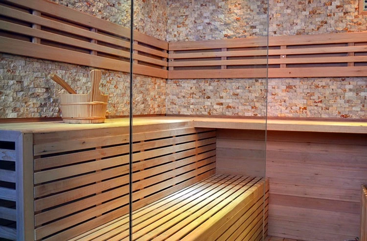 Hot Sale Indoor Wood Steam Sauna Portable 4 Persons Hemlock Traditional Wet Steam Sauna