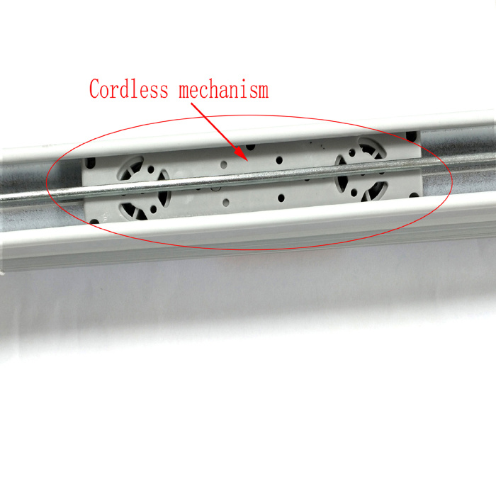25mm Cordless Curtain Aluminum Slat Venetian Window Cordless Blinds