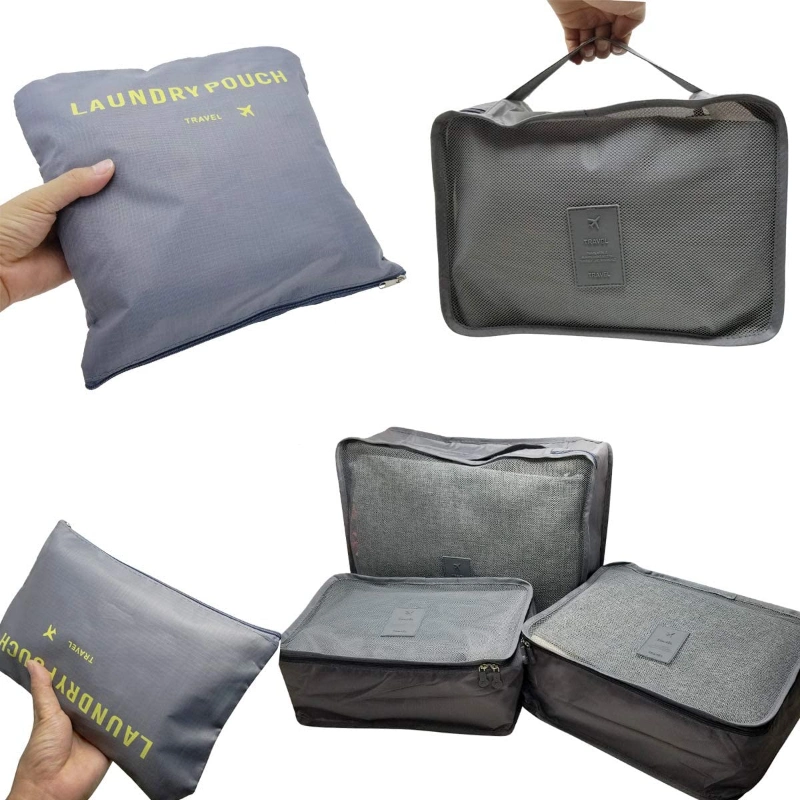 Promotion Storage Bag Travel Luggage Organizer Set 6 PCS Travel Packing Cube for Clothing Travel Accessories