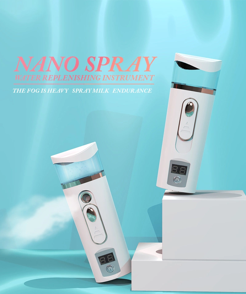 Sanitizer Nano Facial Mister Portable Mini Face Mist Handy Sprayer Cool Facial Steamer