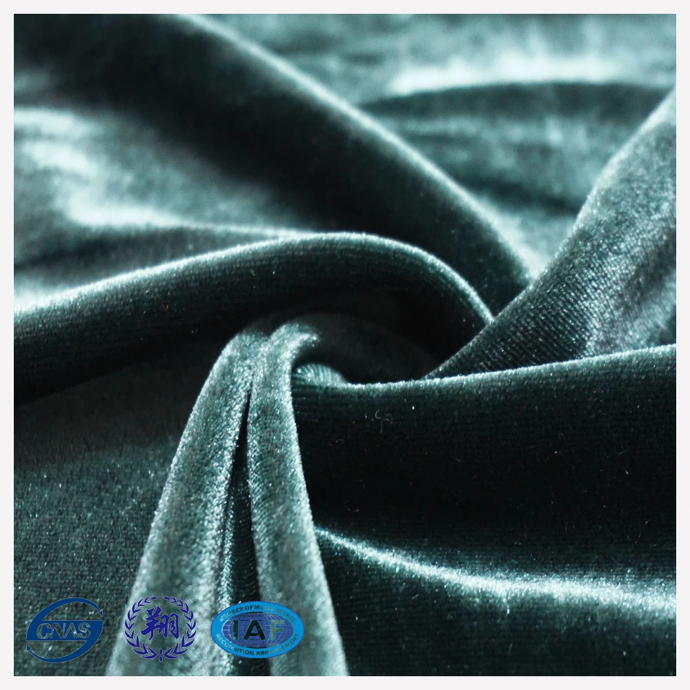 High Quality 95% Polyester and 5%Spandex South Korea Velvet for Garment