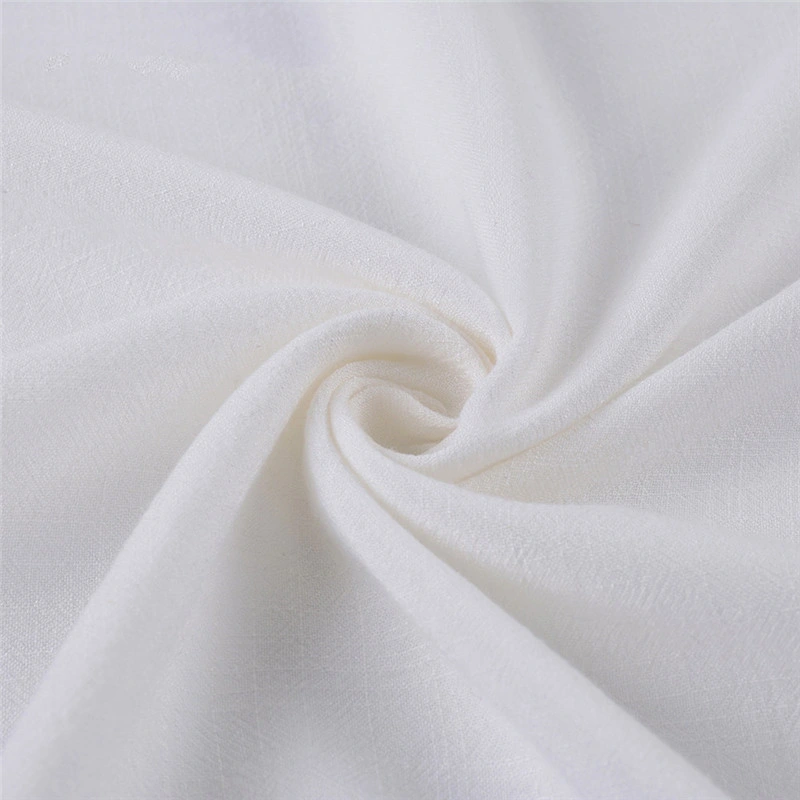 Solid Color Fabric High Quality for Garment Bedding Sheet Curtain 100% Linen Fabric