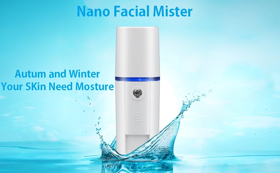 Mini Facial Steamer 30ml Nano Mist Sprayer Portable Handy Facial Moisturizing Skin Humidifier Instruments