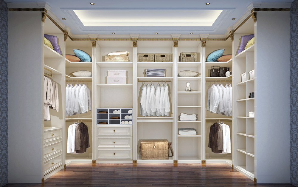 Bespoke Design Triple Storage Cabinet Wooden Clothes Hanging Armoire Wardrobe