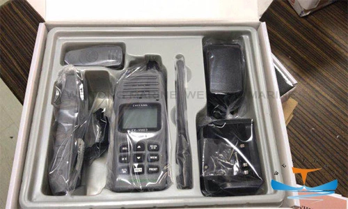 Gmdss Explosion Proof Handheld Marine Radio UHF VHF Handheld Two Way Radio with Externel Mic