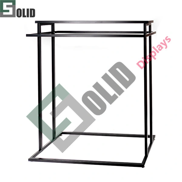 Two Way Garment Display Fixtures Clothes Racks Garment Racks Metal Display Stand Solid Displays/Floor Stands for Retail Clothing/Clothes Hanger