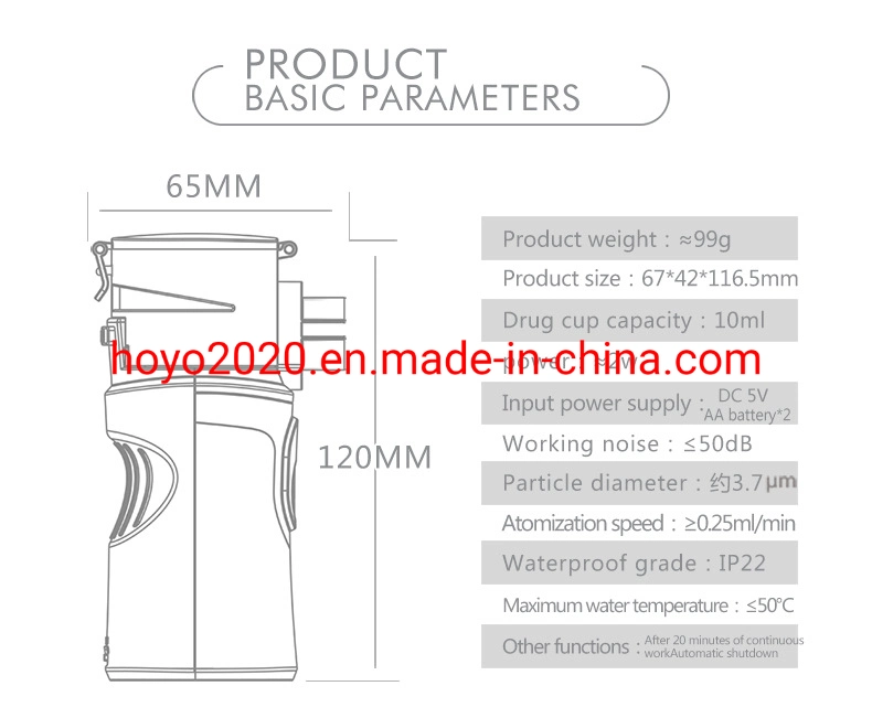 Handheld Ultrasonic Nebulizer Mini Handheld Nebulizer Handheld Mini Nebulizers