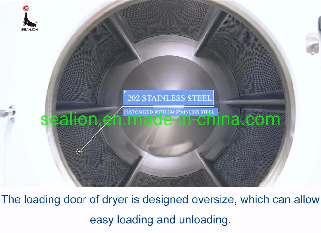 100kg Industrial Laundry Equipment Steam Clothes Tumble Dryer