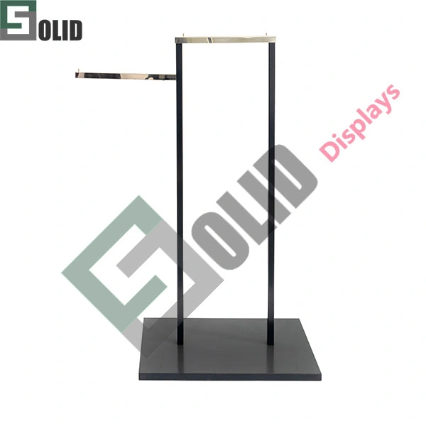 Two Way Garment Display Fixtures Clothes Racks Garment Racks Metal Display Stand Solid Displays/Floor Stands for Retail Clothing/Clothes Hanger