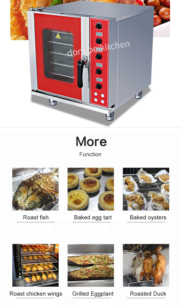 5 Tray Electric Combi Steamer / Bakery Oven / Combi Steam Oven