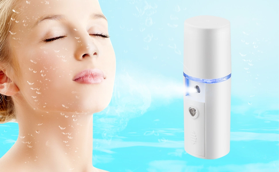 Mini Facial Steamer 30ml Nano Mist Sprayer Portable Handy Facial Moisturizing Skin Humidifier Instruments