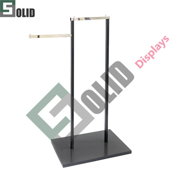 Two Way Garment Display Fixtures Clothes Racks Garment Racks Metal Display Stand Solid Displays/Floor Stands for Retail Clothing/Clothes Hanger