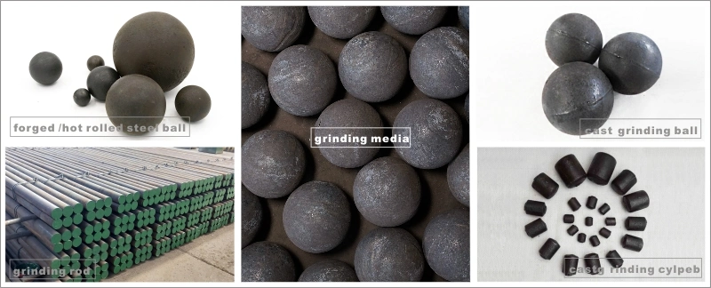 High Chrome Mill Ball Wrought Steel Balls Grinding Media Ball