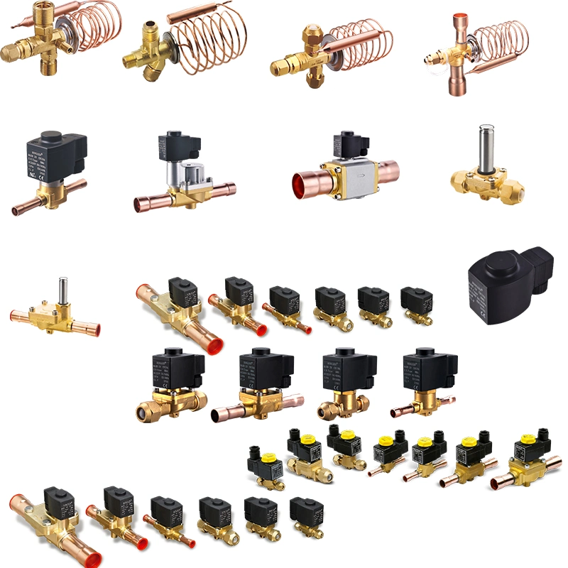 Refrigeration Ball Valve Air Conditioner Shut off Valve Brass Copper