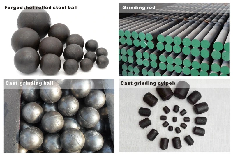 Forged Grinding Media Steel Balls for Metal Mines