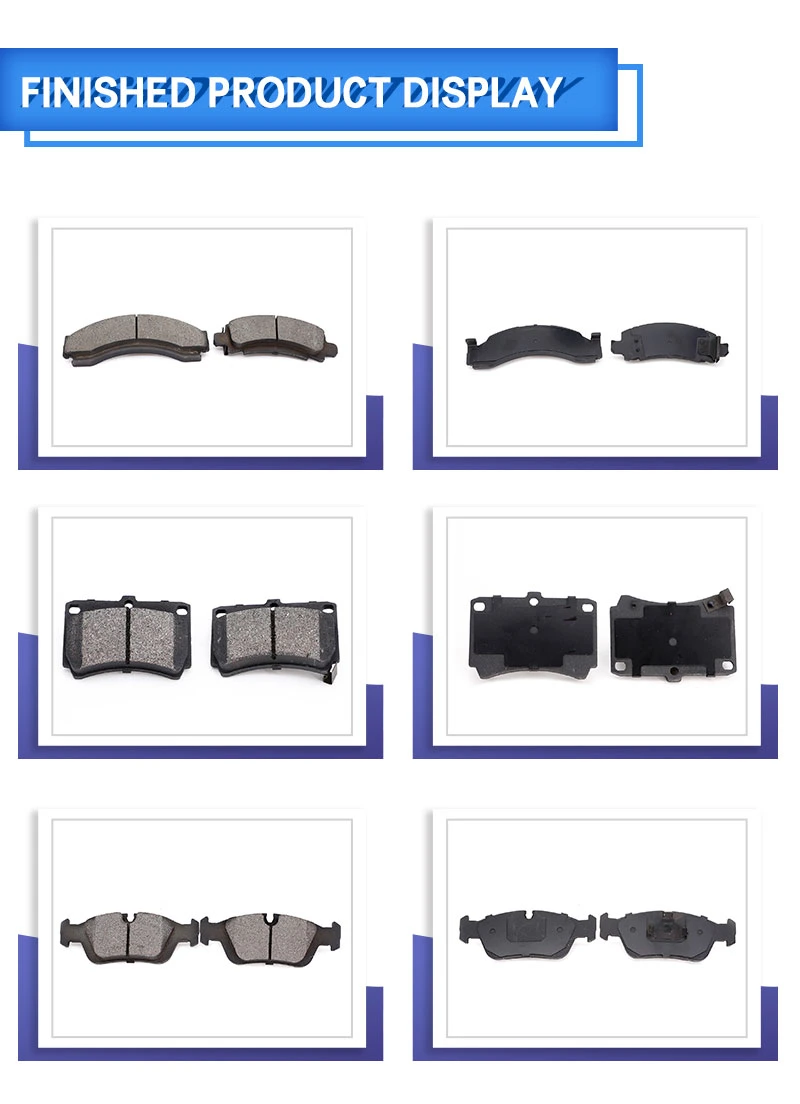 Semi-Metal High Performance Low Noise Car Brake Pads D503-7382