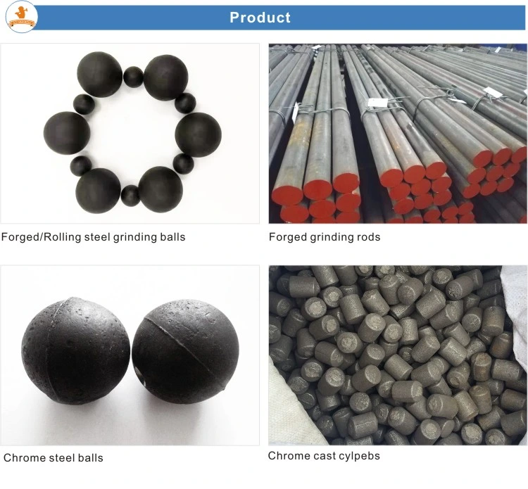 Chrome Casting Steel Grinding Balls Forged Steel Balls for Mining