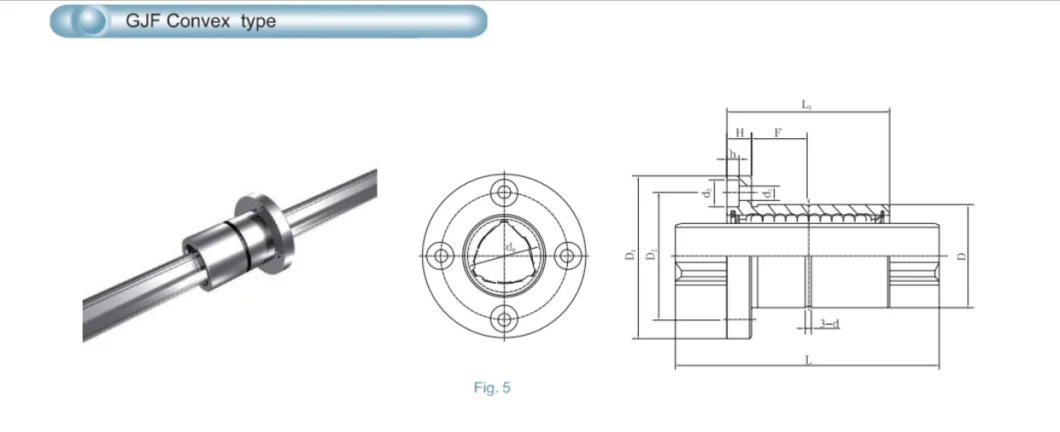 China Made Custom Stainless Steel Ball Spline 50mm for CNC Machine
