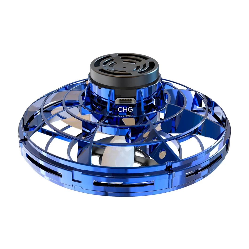 Flynova Tricked-out Flying Spinner Helicopter Ball 360 Rotating Swing Shining LED Lights USB Charge