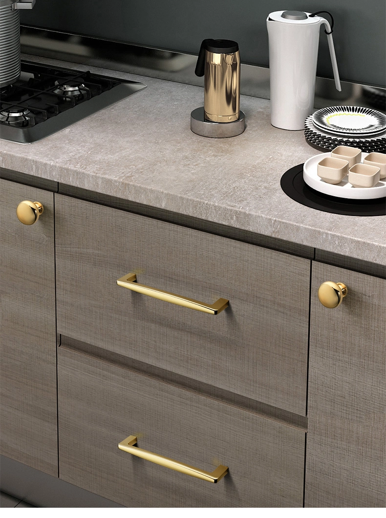 Simple Design Solid Brass Copper Furniture Hardware Cabinets Pulls