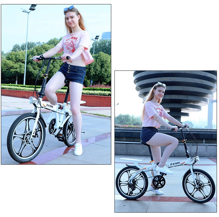 Bicycle 26 Inch 21 Speed High-Carbon Steel Sports Bicycle Folding Mountain Bike Foldable Bicycle