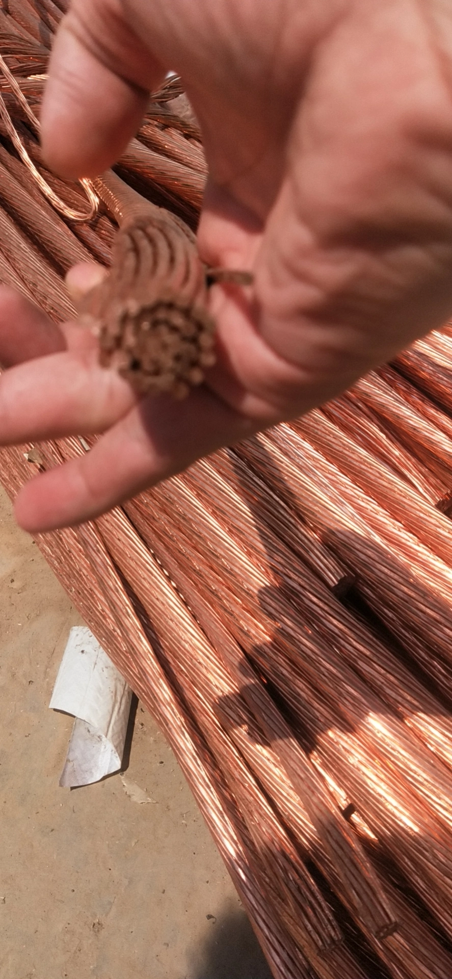 Pure Copper Wire 99.9% Electric Bare Copper Wire Solid