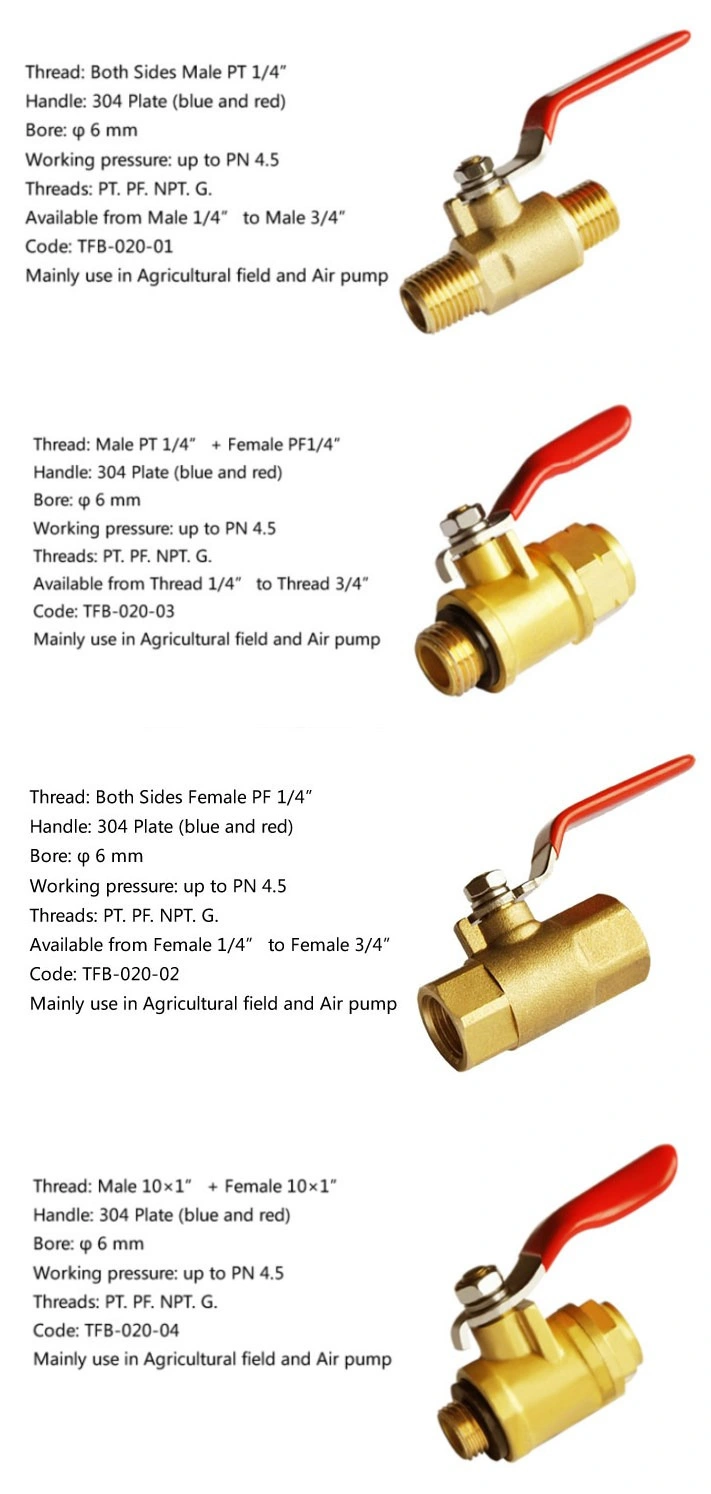 Factory Supply High Quality Copper Ball Valve