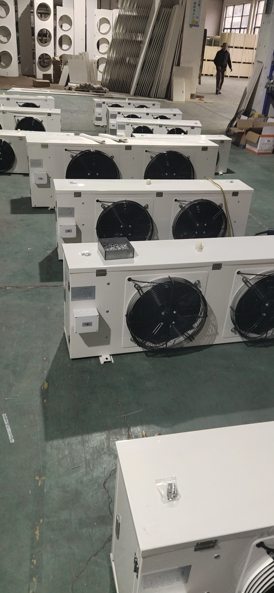 Low Temperature High Wind Pressure Low Noise Freezer Room Evaporative Air Cooler