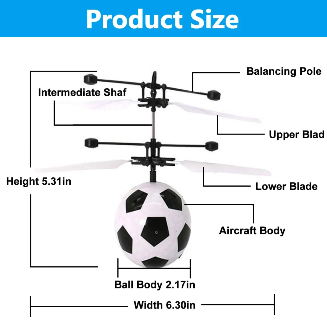 Flying Ball Drone Infrared Induction Helicopter Ball Drone Toy