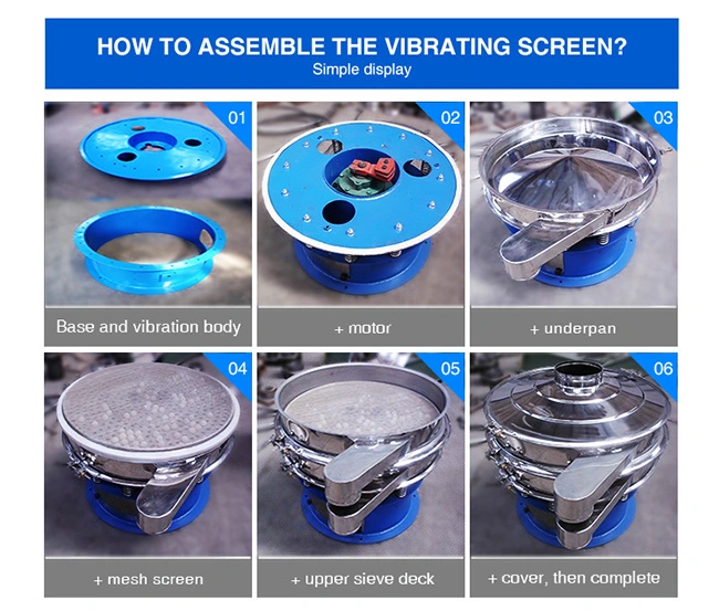 Low Noise Small Size Round Vibrating Screen