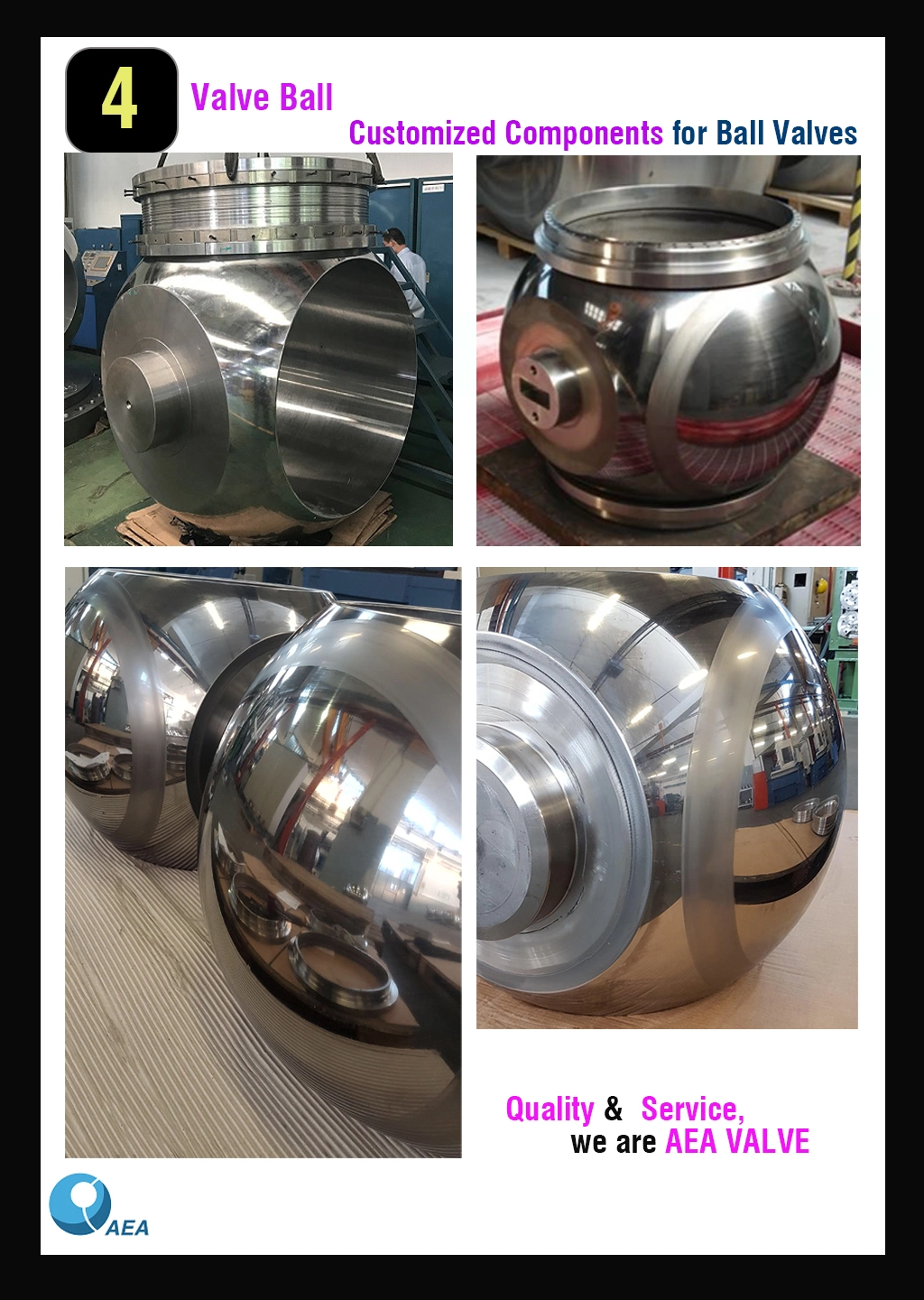 Customized Stainless Steel A182 F316 A182 F51 Grinding Valve Ball Valve Forging
