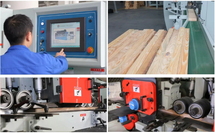 High Speed Solid Floor Wood Four Sides Planer for Sale