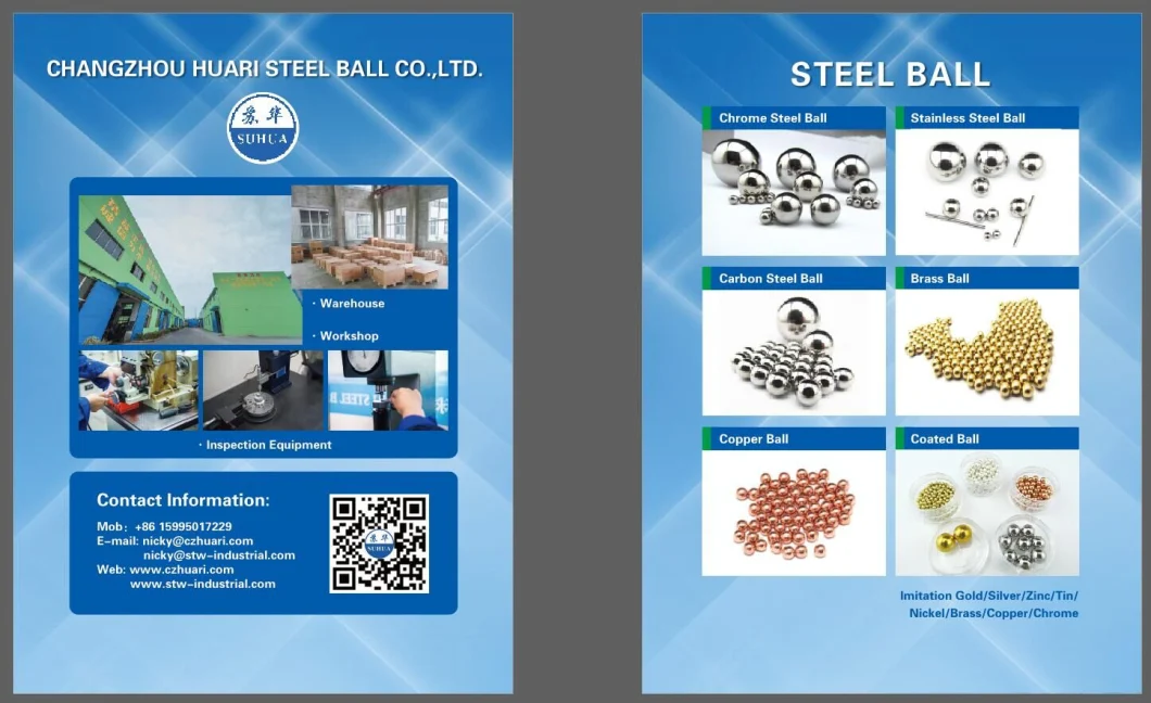 Chrome Steel Ball for Bearing/ 52100 Bearing Steel Ball