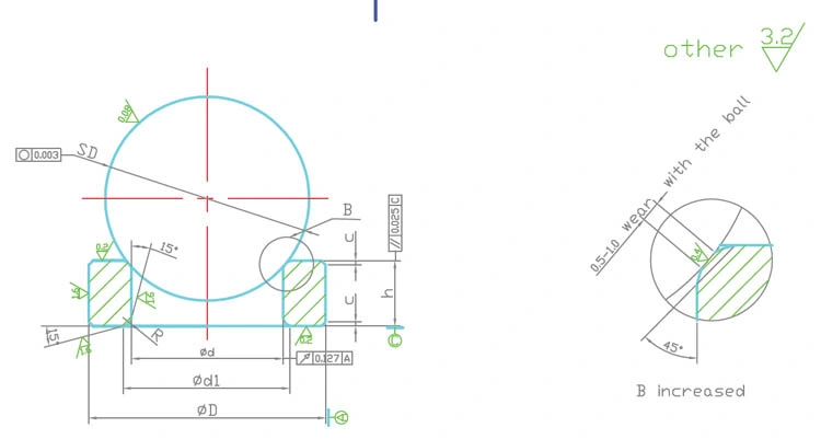 High Quality Tungsten Cemented Carbide Bearing Balls