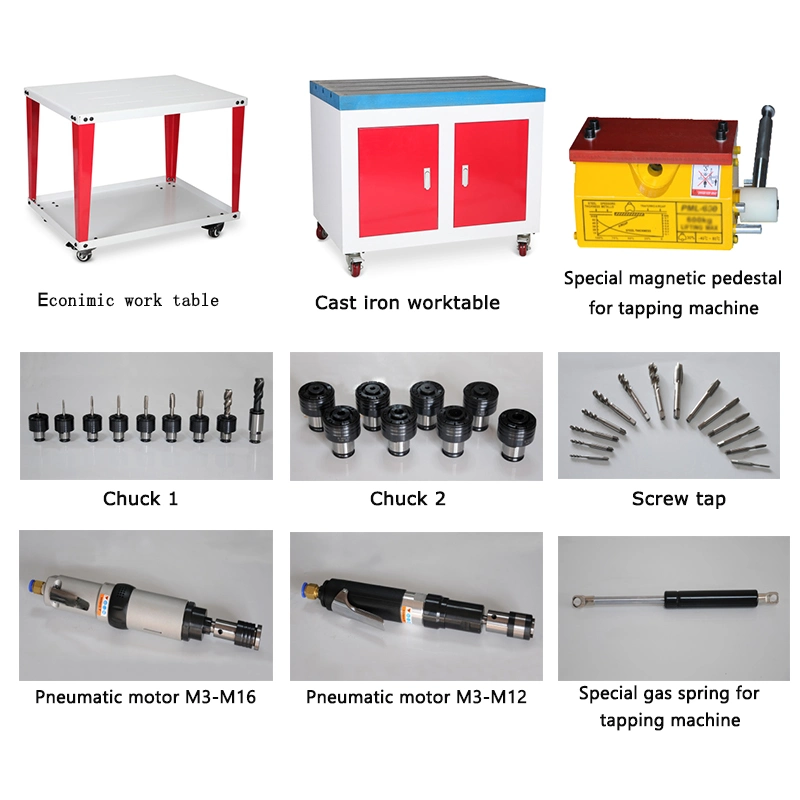 M3-M16 Moving Workbench Low Noise Automatic Lubrication Metal Servo Tapping Machine