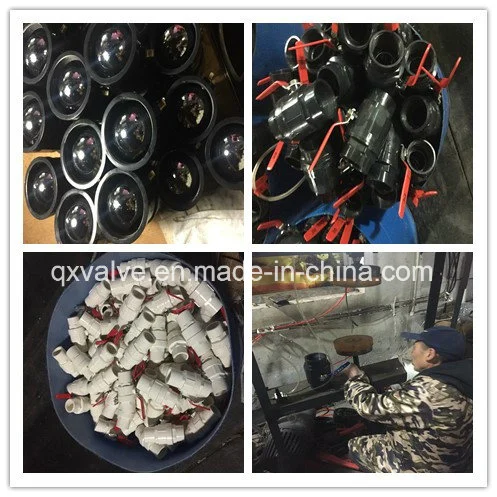 China Factory ABS Ball Stainless Steel Handle 2PC Ball Valve Plastic UPVC PVC Valve
