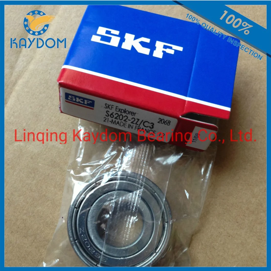 SKF High Precision S6202 Stainless Steel Deep Groove Ball Bearing