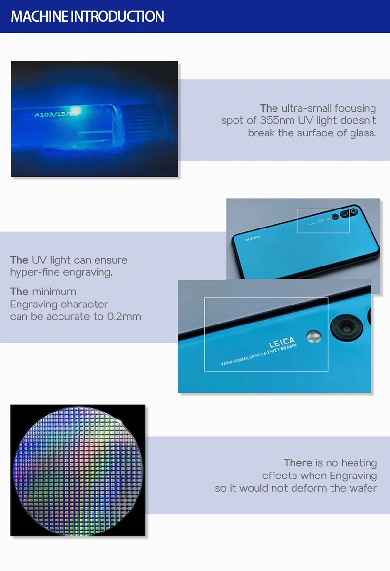 3000 MW High Speed Portable Engraving Machine UV 355 Mini Metal Laser for Glass Metal