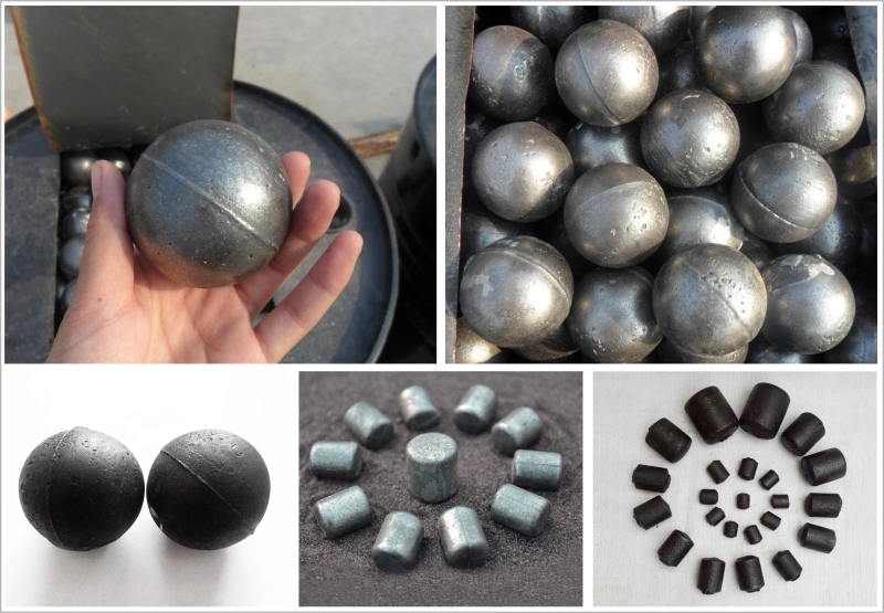 High/Medium/Low Chrome Alloy Cast Iron Grinding Balls and Chrome Casting Cylpebs for Cement Plan