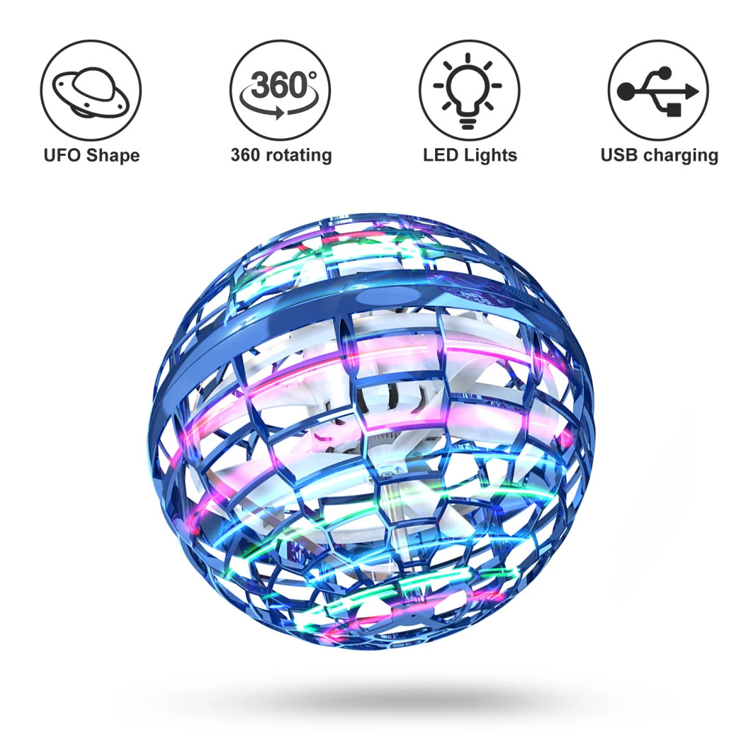 Flynova PRO Interactive Novelty Magic Toy Induction Luminous Swirling UFO Flying Ball Gift for Kids Adults