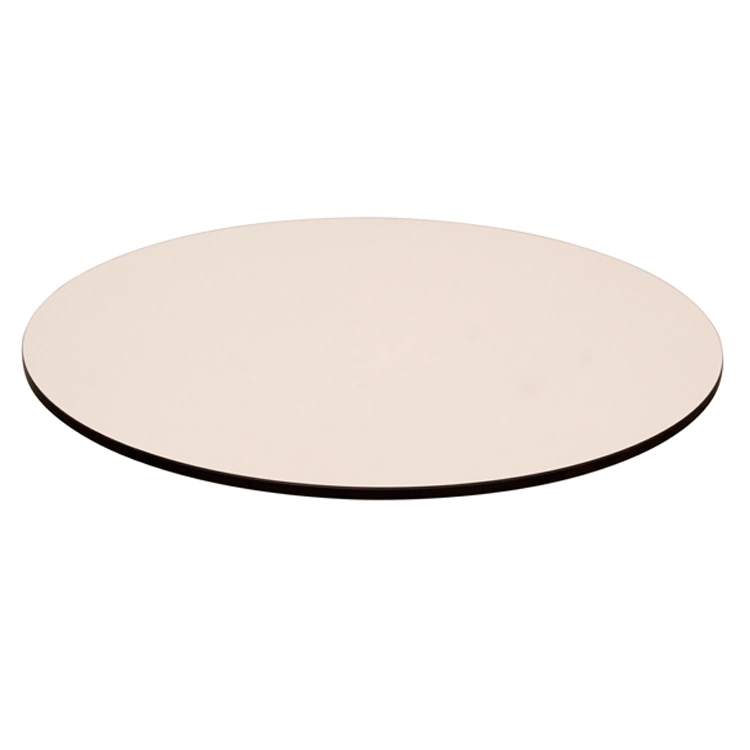 Modern Solid Counter Top Metal Leg Round Shape Dining Table Set