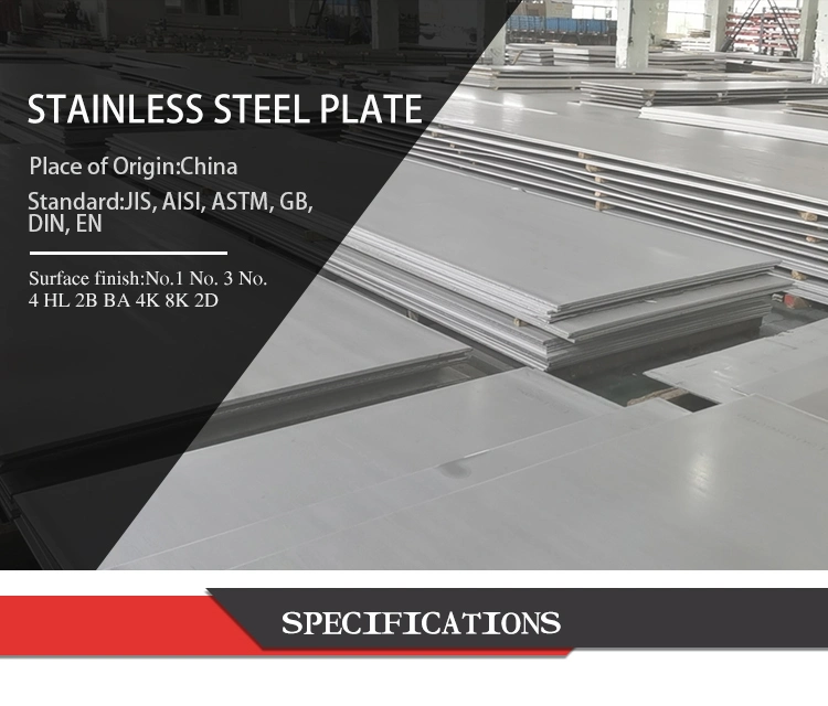 5mm Thickness 316L Stainless Steel Plates with High Quality
